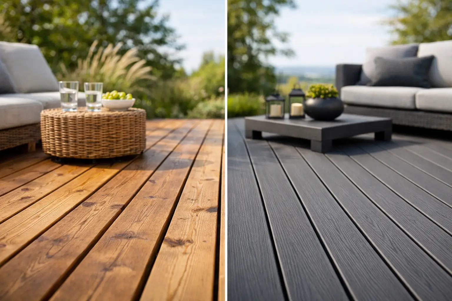 Holzterrasse oder WPC Terrasse - was passt besser?