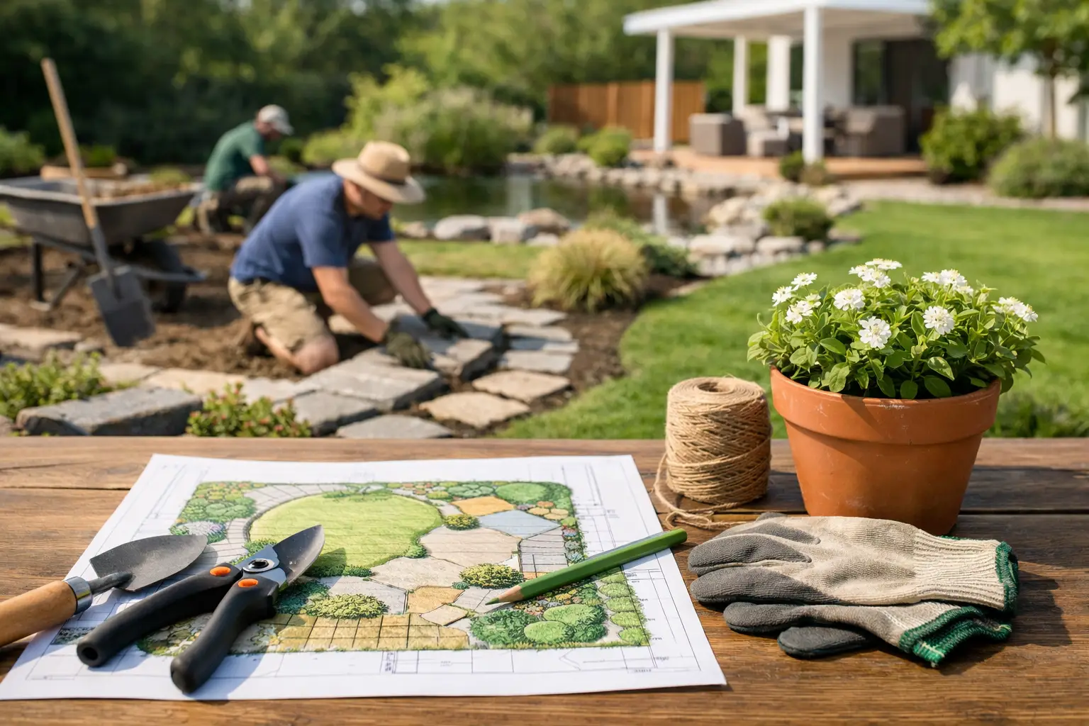 Leitfaden zur Gartenumgestaltung für Hausbesitzer